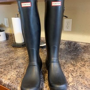 Hunter tall rain boots